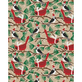 Gift Wrap (24"x100') SNOWBIRDS/KRAFT